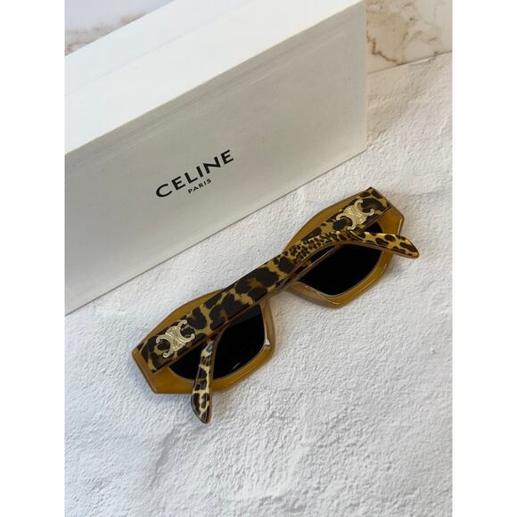 NEW Celine CL40238U Cheetah Triomphe Sunglasses main image 6